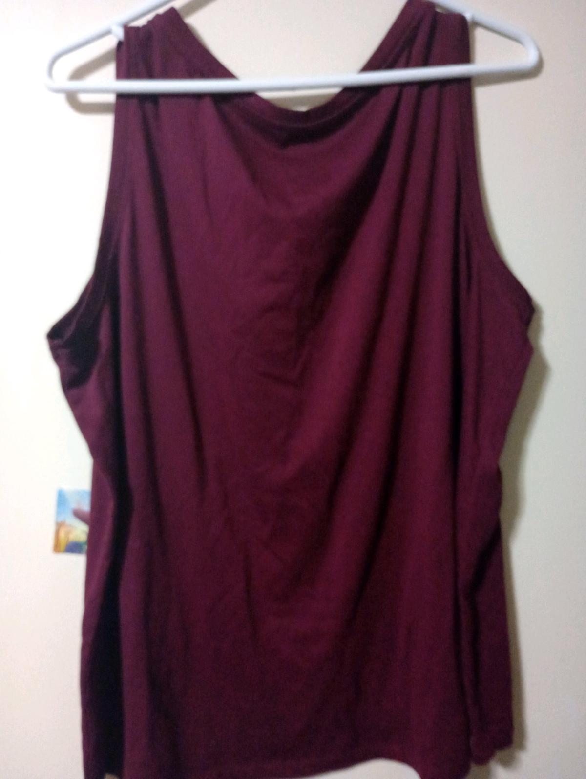 Active brand maroon womens top XL