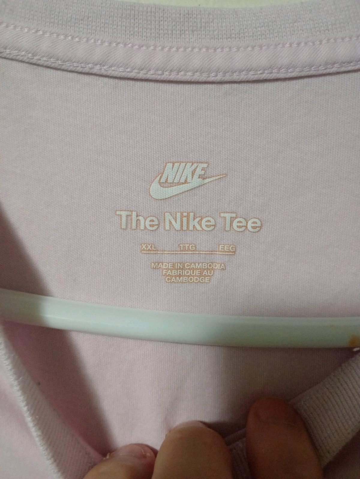 Nike pink womens shirt medium size Just Do It