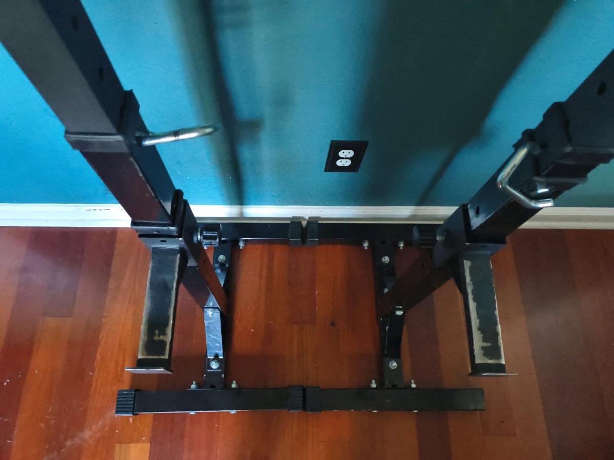 Adjustable Bench and Squat Barbell Rack
