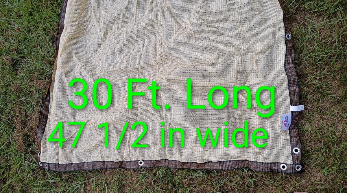 A Long Tarp 30 foot 47 5 feet wide