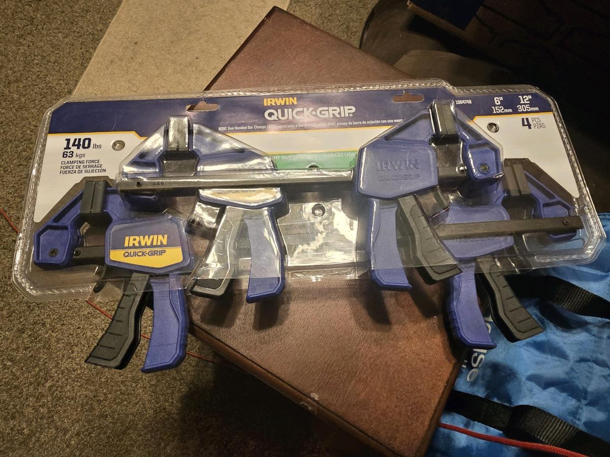 Brand New IRWIN QUICKGRIP 4Pack Mini Bar Clamps