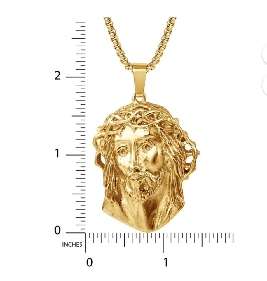 Brilliance Fine Jewelry Mens Yellow Gold Plated Stainless St