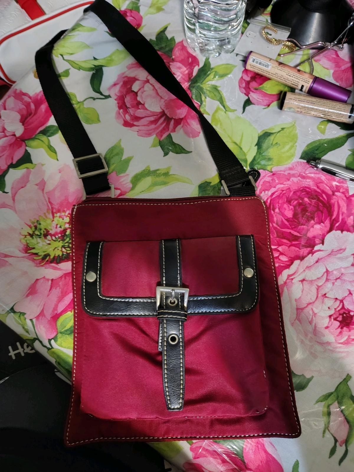 beautiful red long bag