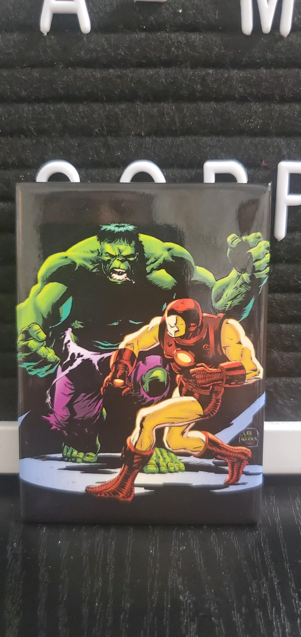 Marvel Hulk and Iron Man Magnet
