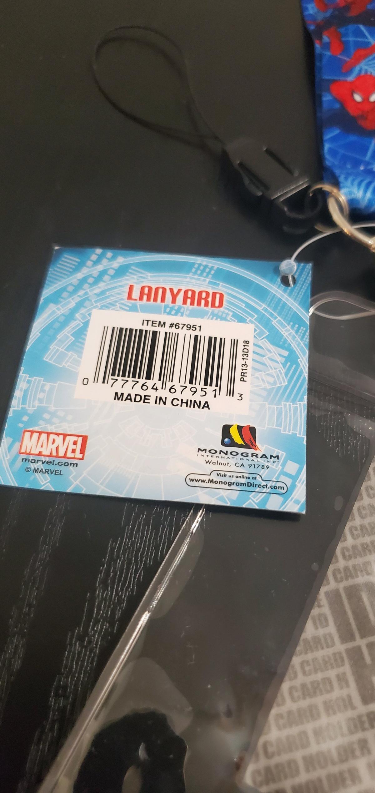 Marvel SpiderMan ID Badge Holder