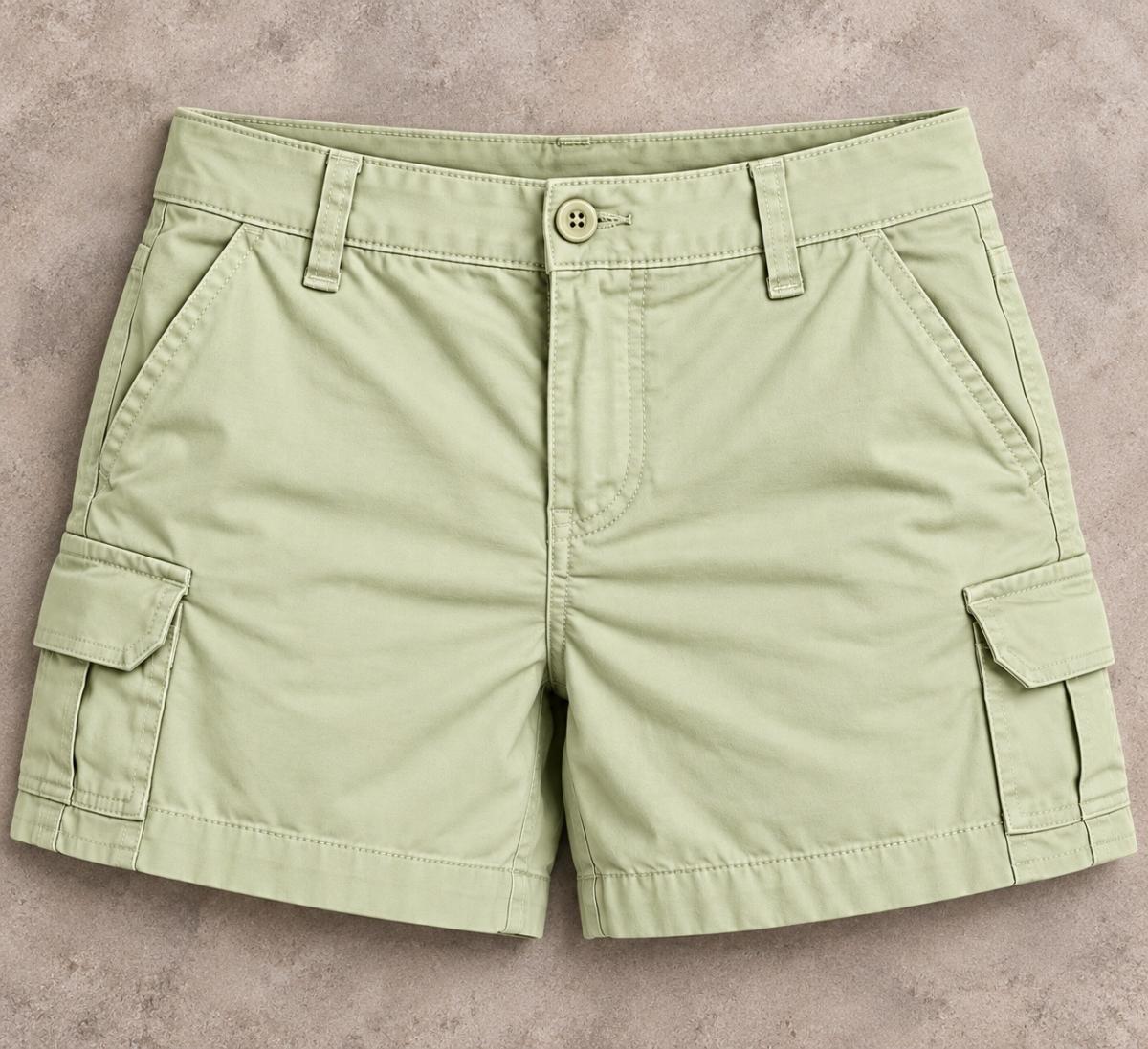 Short Cargo Lee para Mujer Color Pistacho