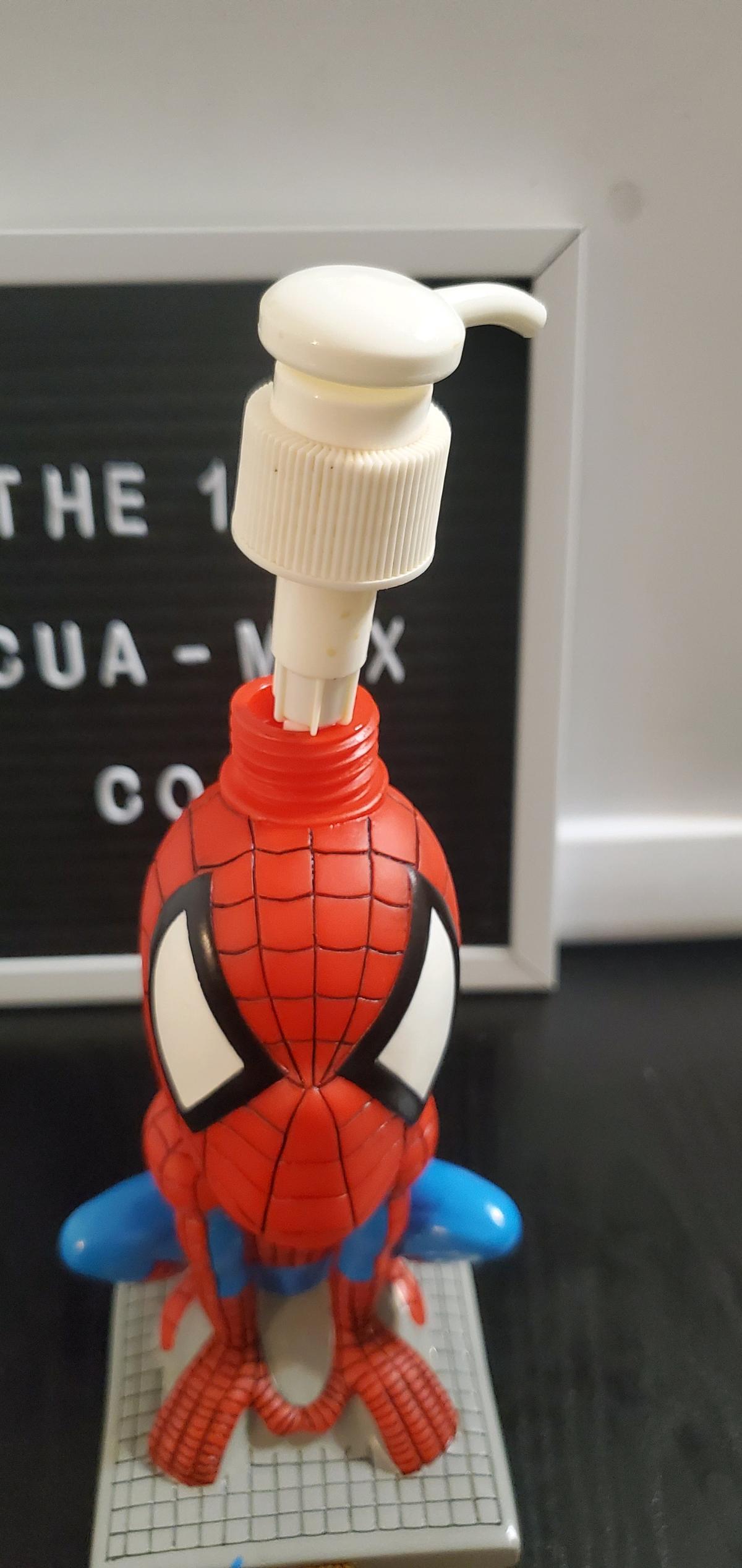 Marvel SpiderMan 3D Figural Soap and Lotion Dispenser