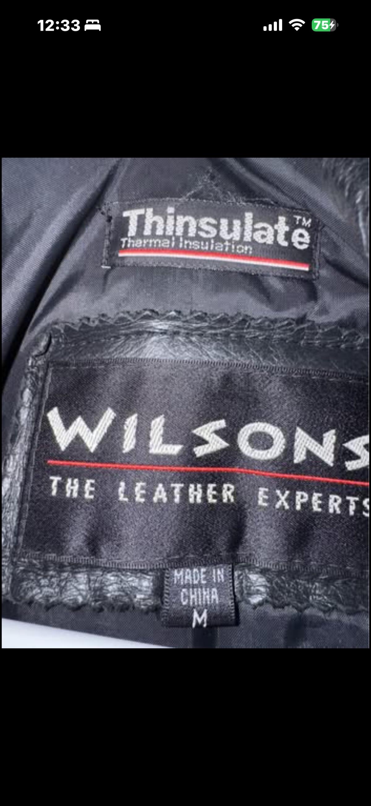 leather trench with thinsulate insert