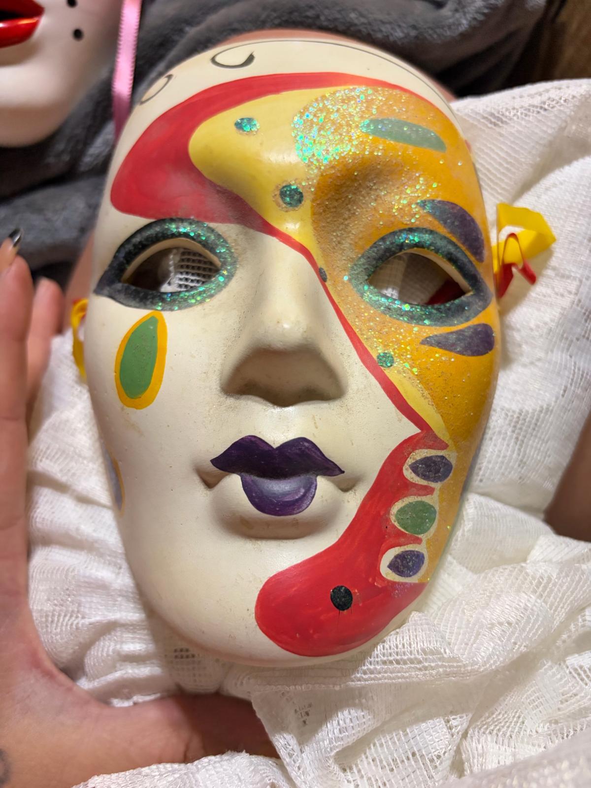 old vintage masks