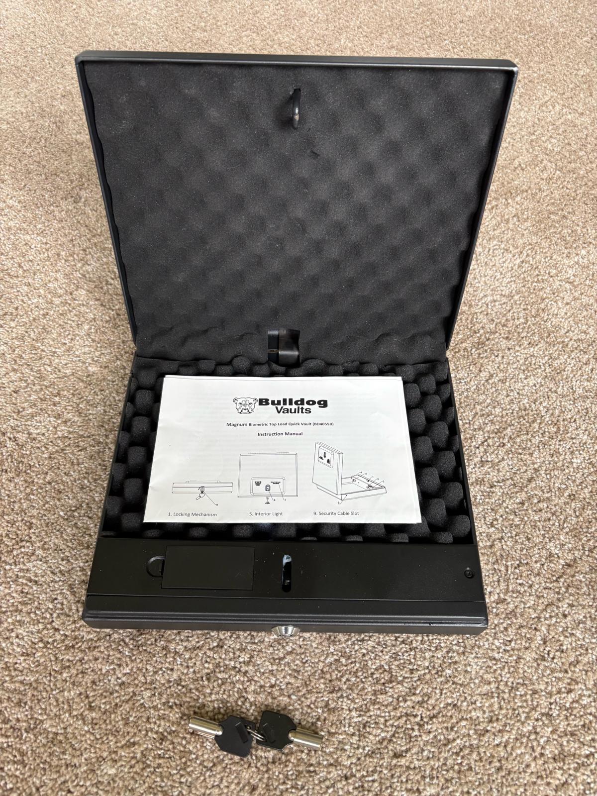 Biometrics Pistol Safe