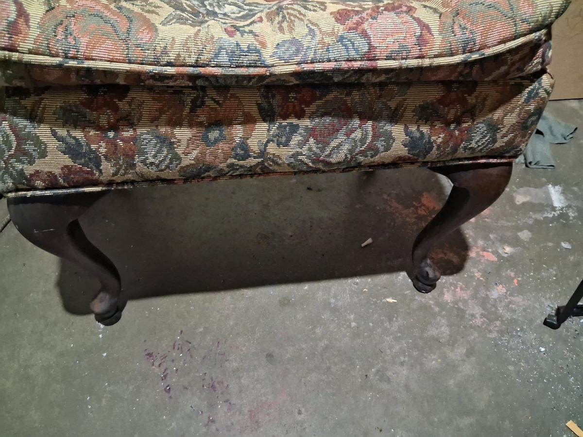 vintage foot stool