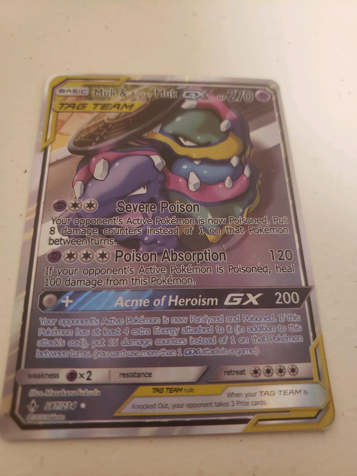 Pokemon  Muk  and Alola Muk GX