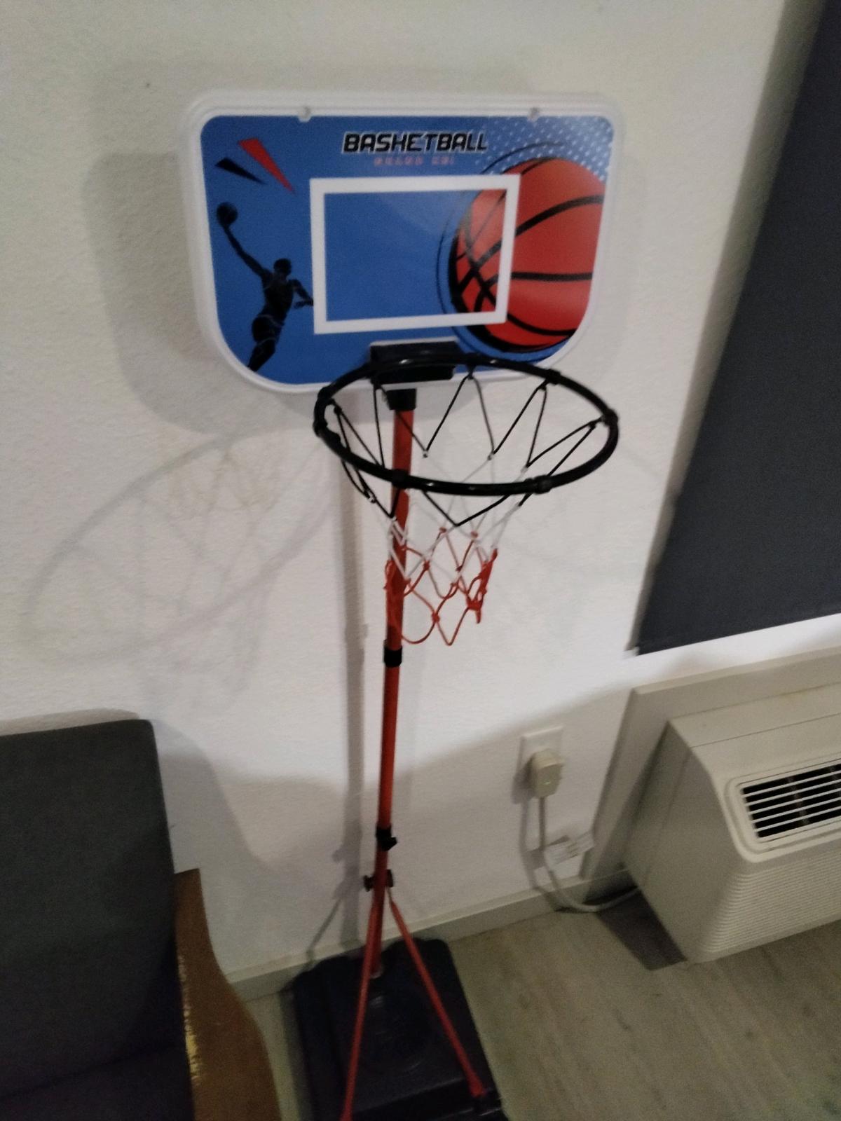 Kids basketball goal with net shoot hoops