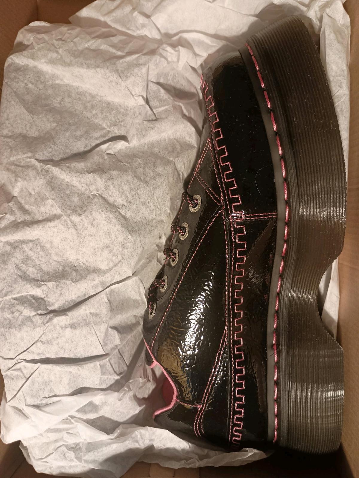 Dr Martin Black and Pink Women Shoes