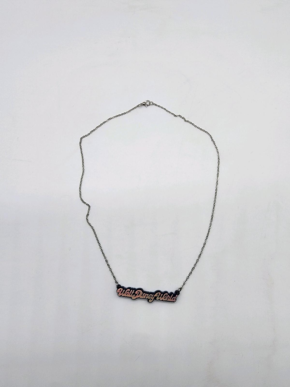 disney Walt Disney world necklace