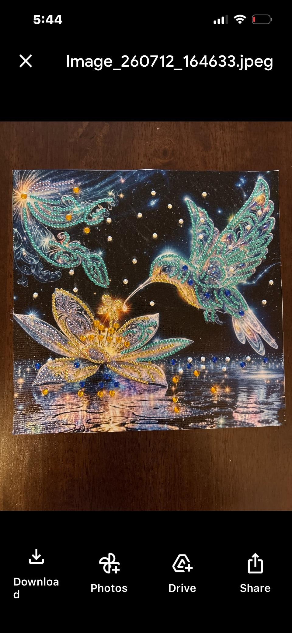 Diamond Art Completed Paintings - Unframed