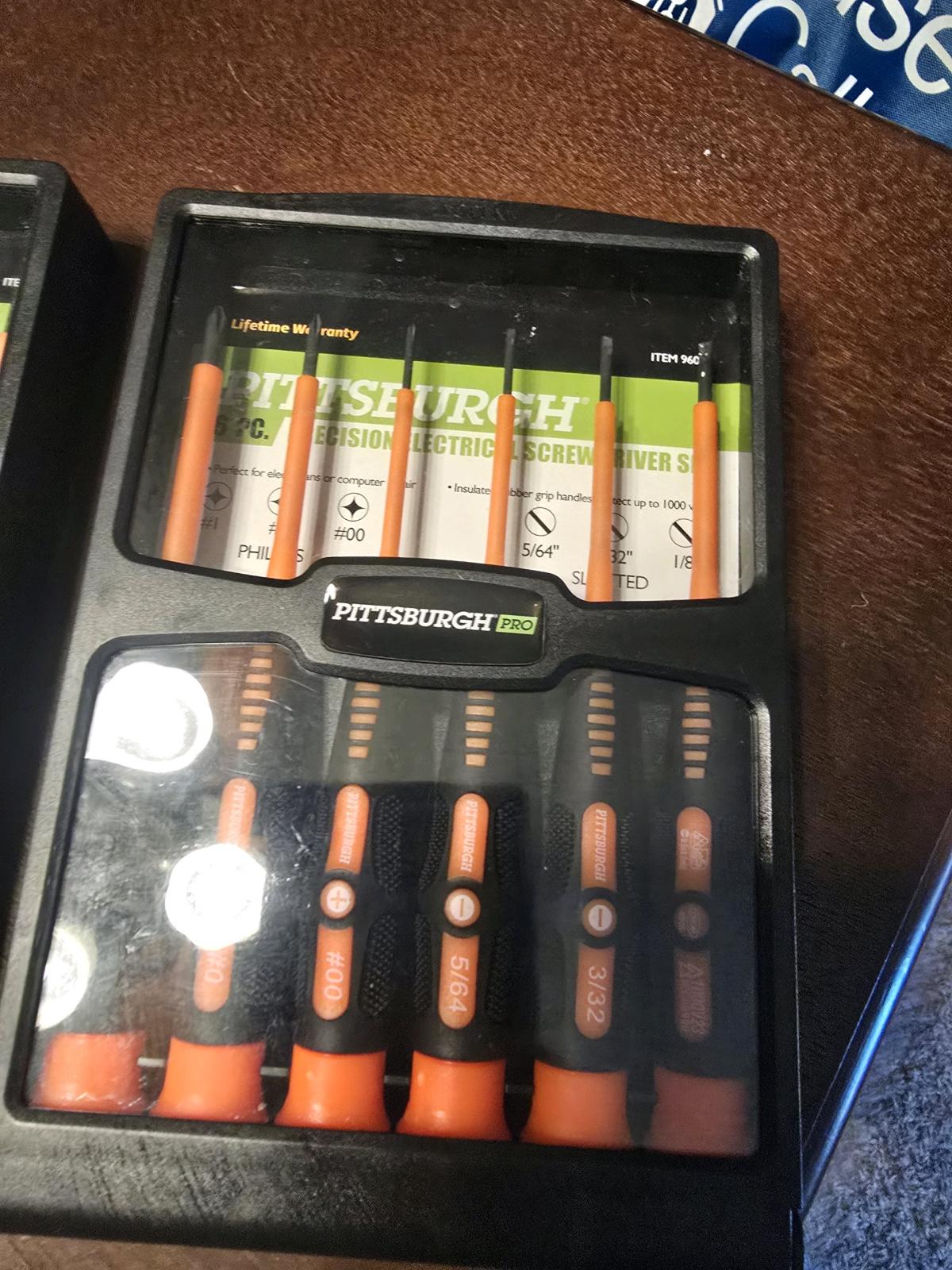 Pittsburgh Pro Precision Screwdriver Sets