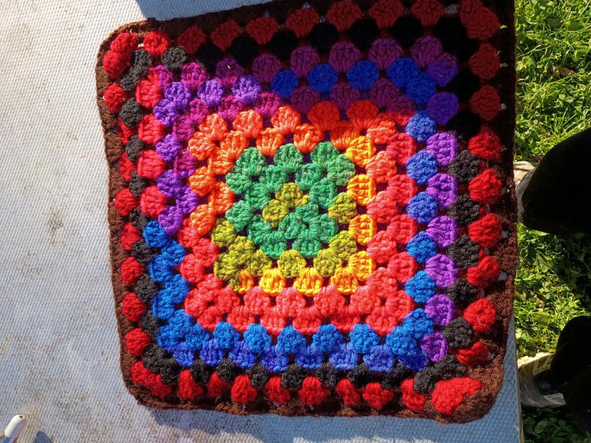 Multi Colored Pillow Case