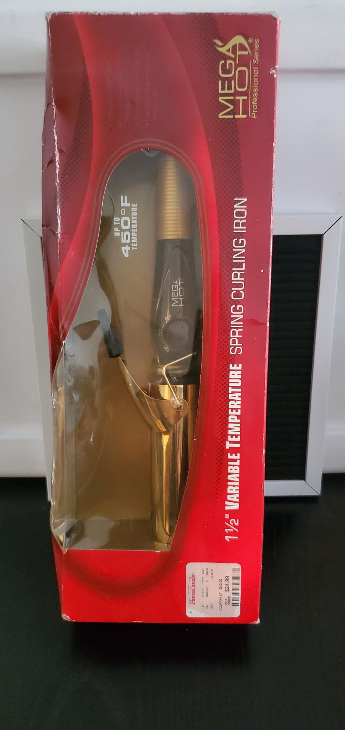 Mega Hot 15 Inch Variable Temperature Curling Iron