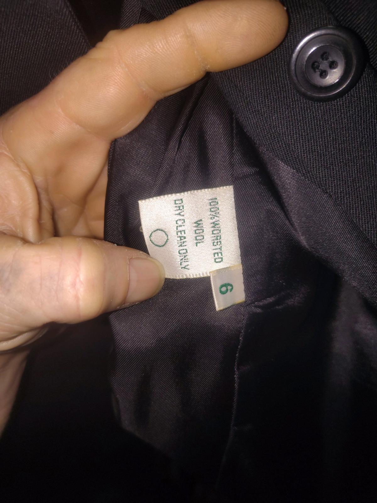 womens black wool sport coat
