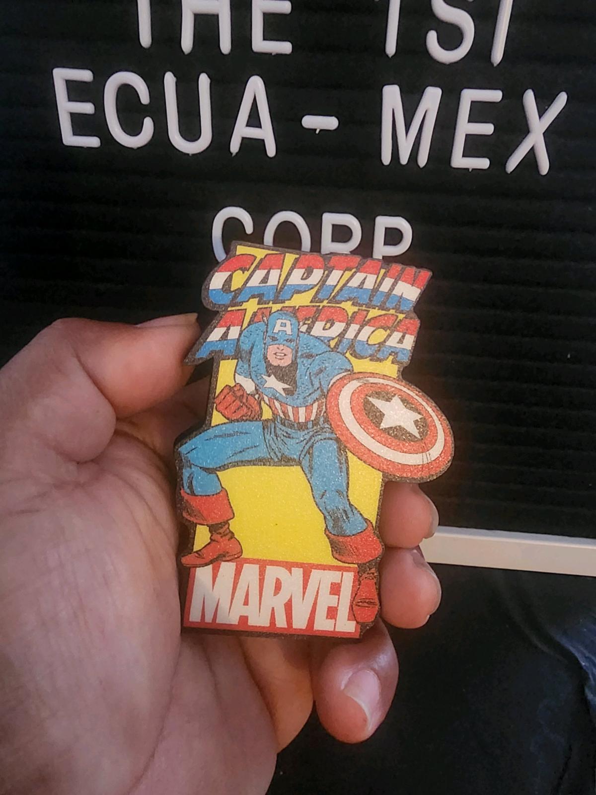 Marvel character tabletopwall wood plaques or large magnets