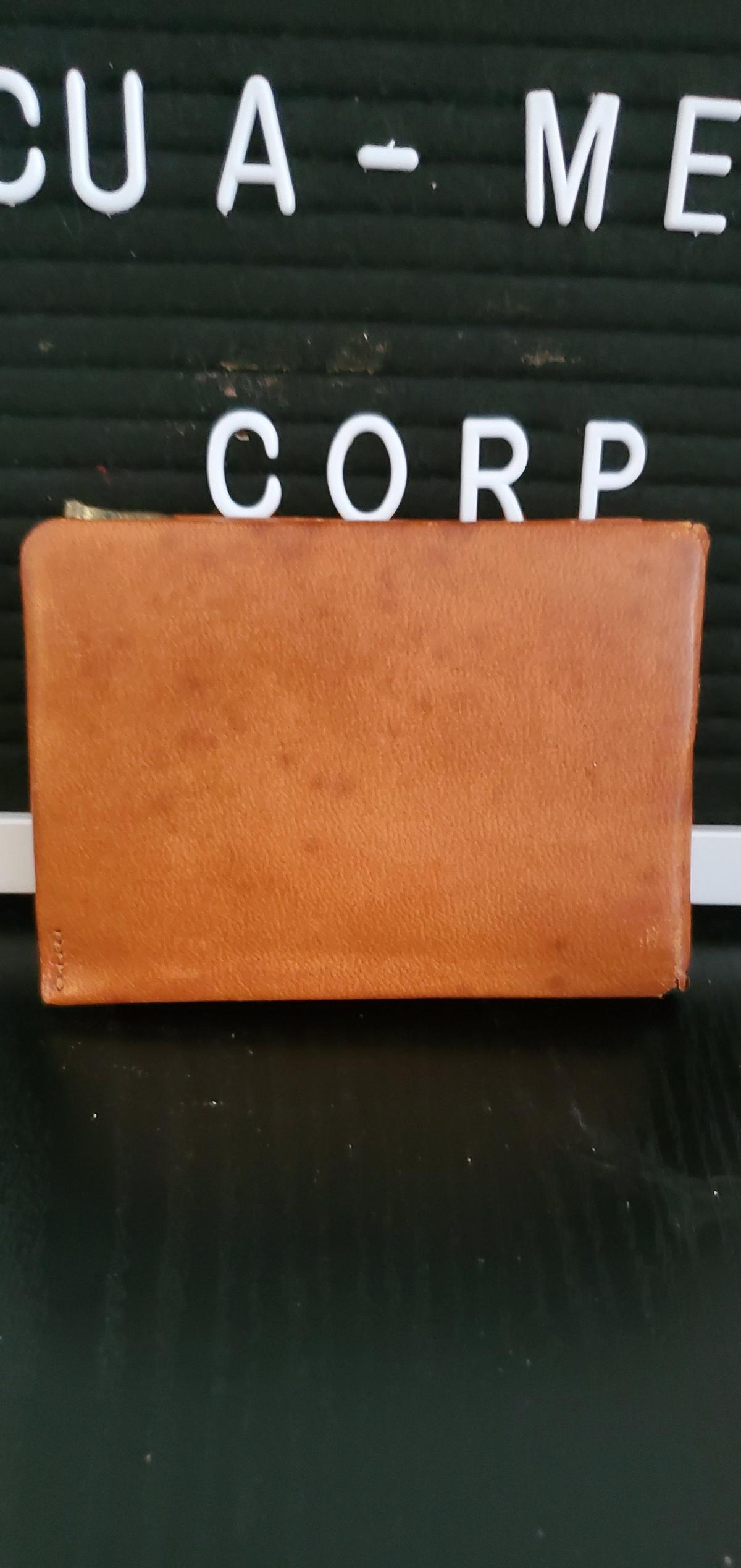 Vintage Singen Hohentwiel Leather Bifold Wallet