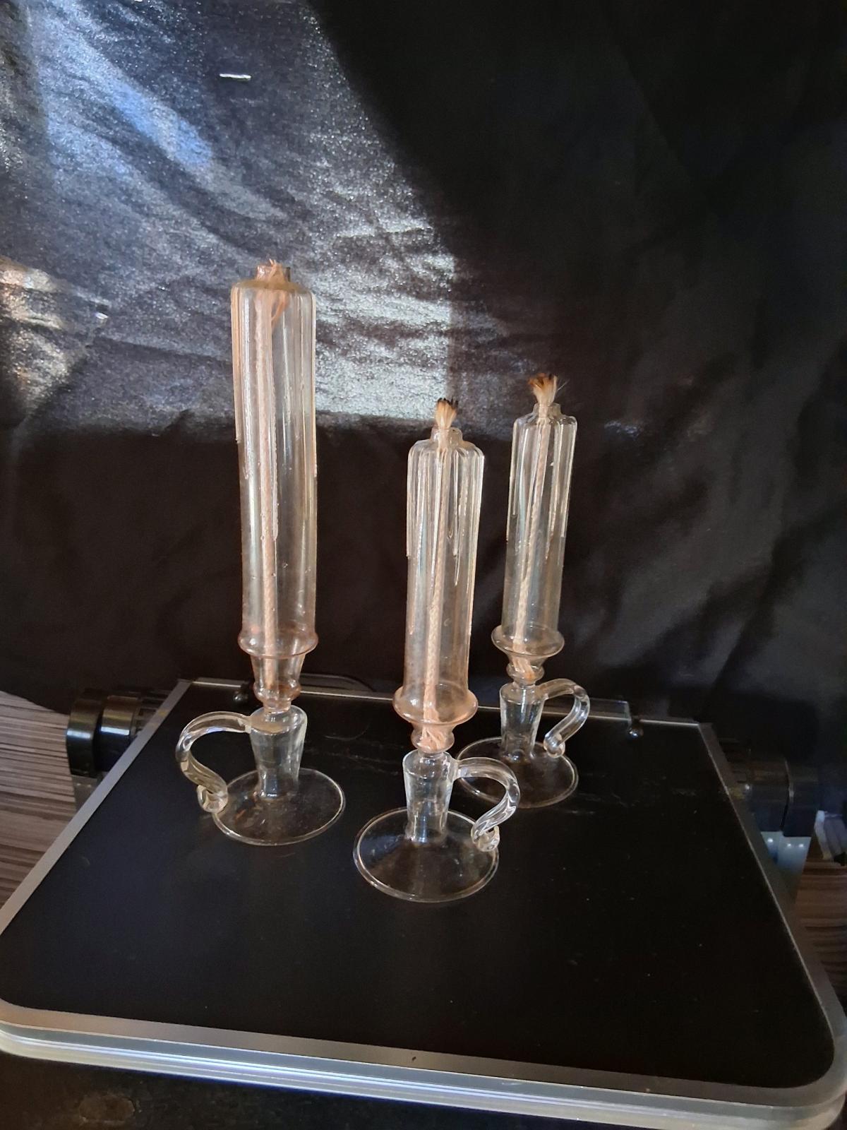 From the 1930 handblown oil lamps