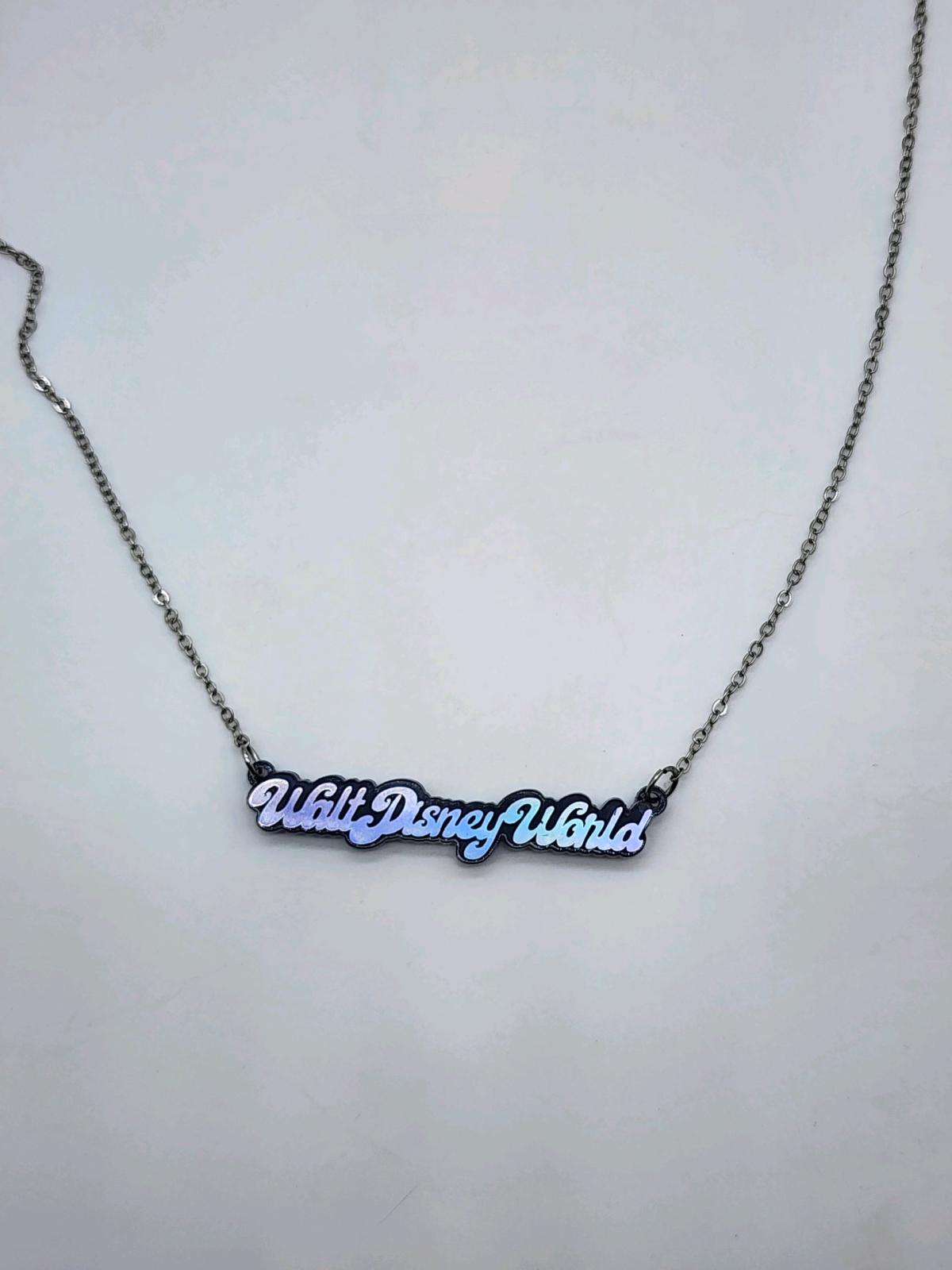 disney Walt Disney world necklace