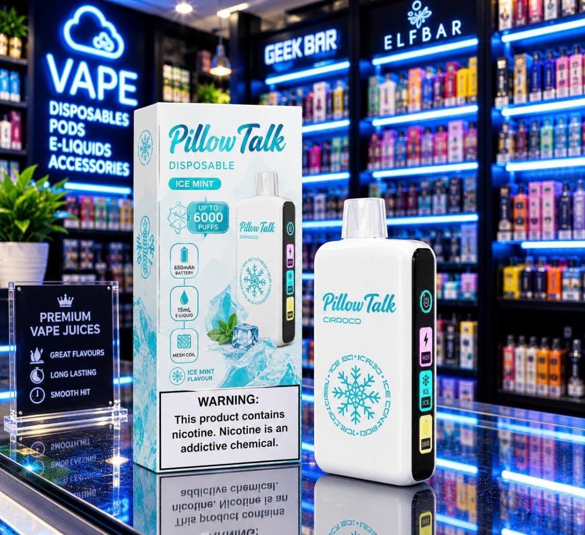 Pillow Talk vape disposable device