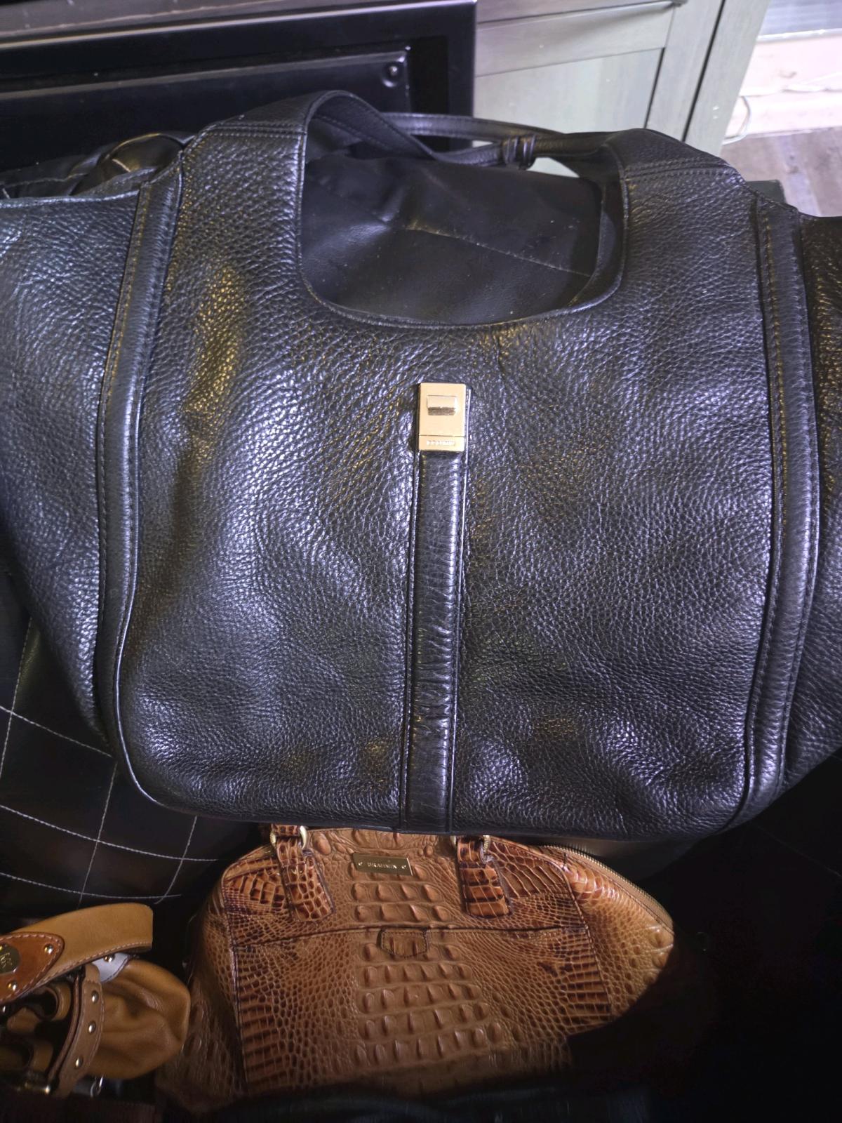 leather used name brand purses