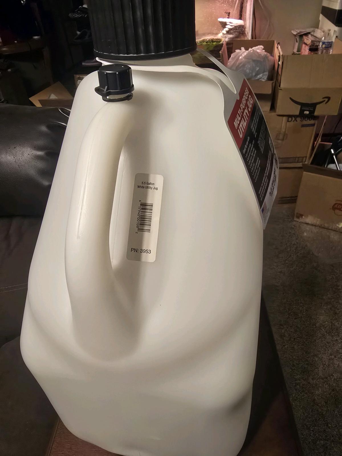 Brand New 55 Gallon MultiPurpose Utility Jug White