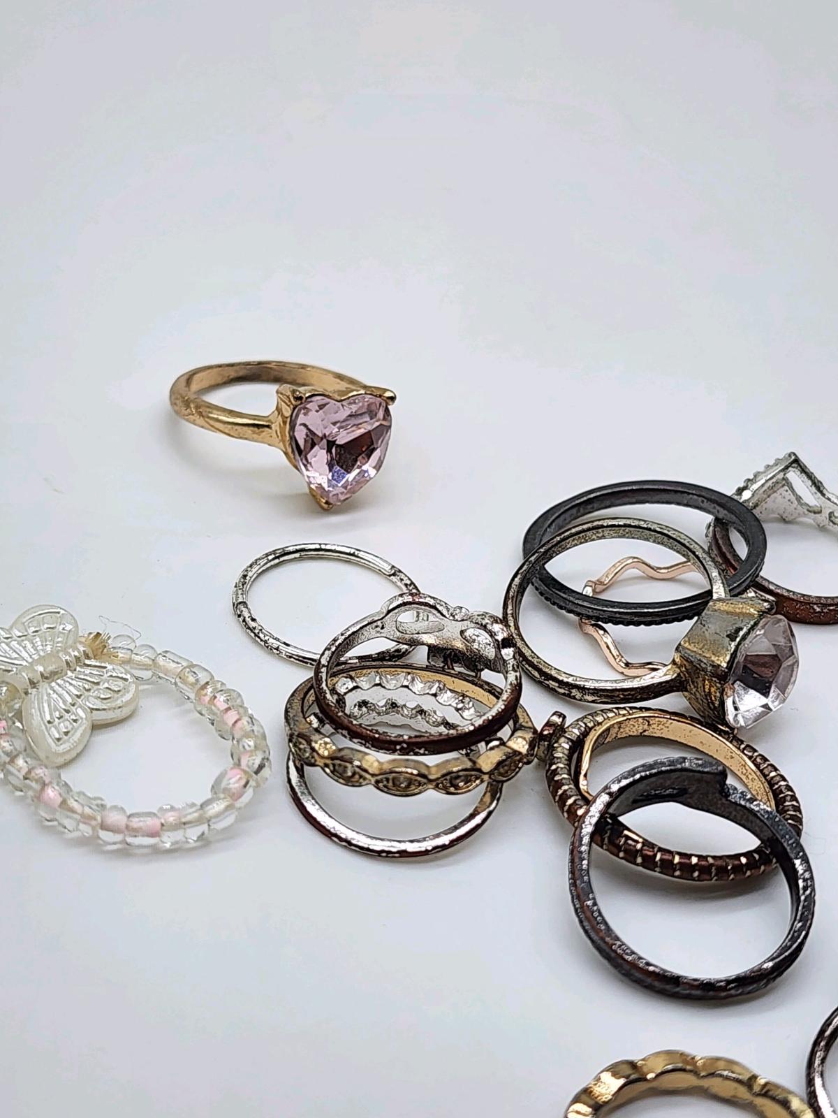 19pc costume jewelry rings for kids