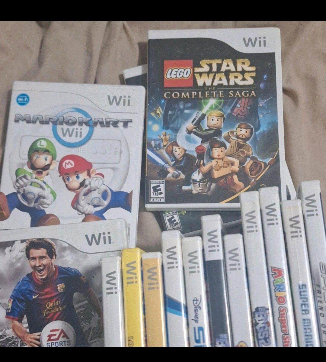 wii u with games