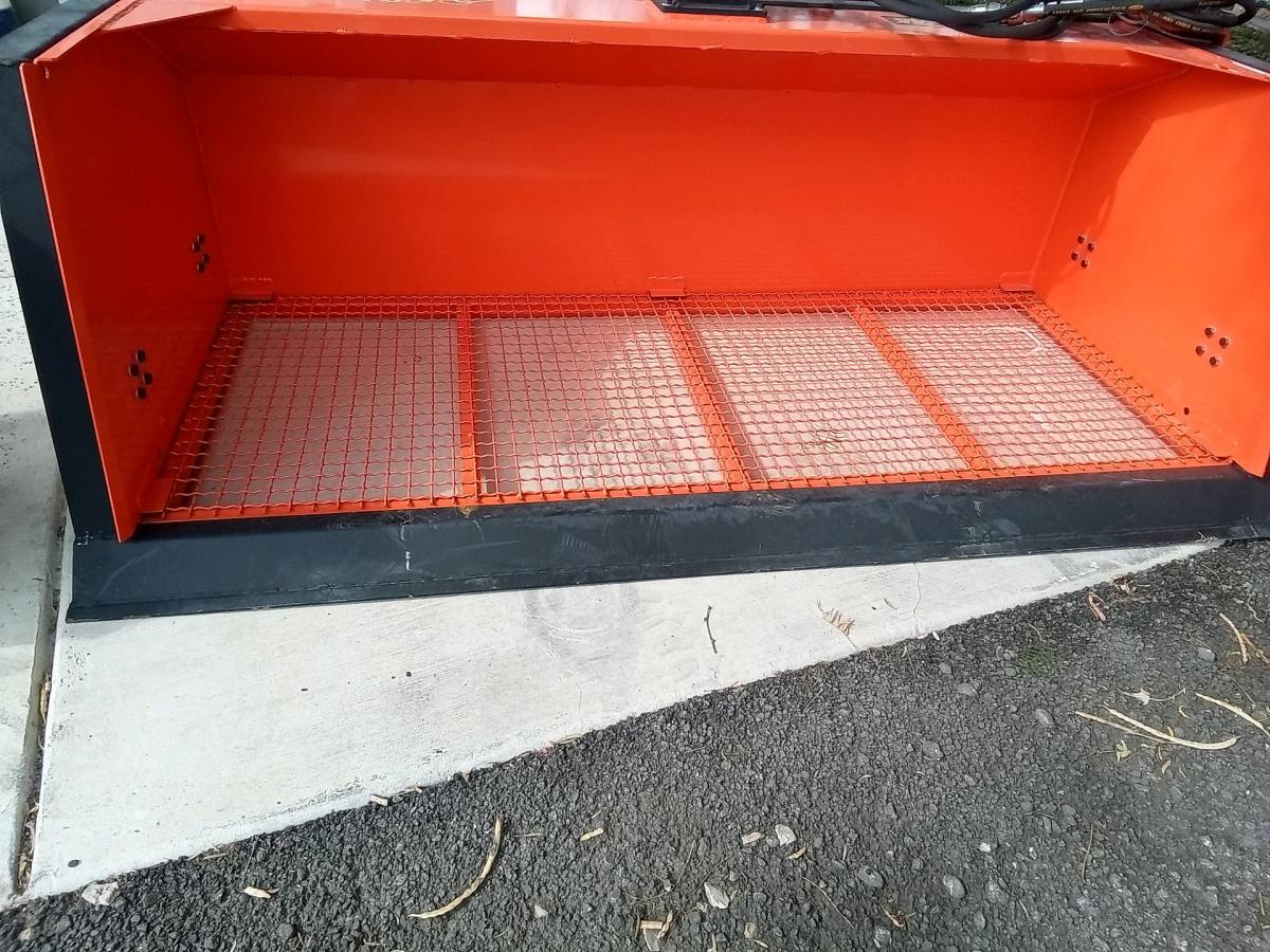 skid steer vibrating screen bucket