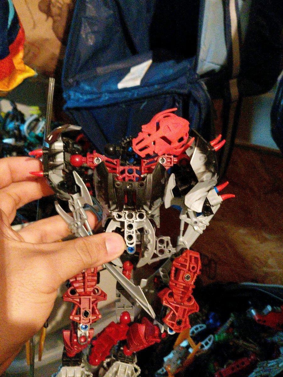 Transformers and Lego Bionicle figures
