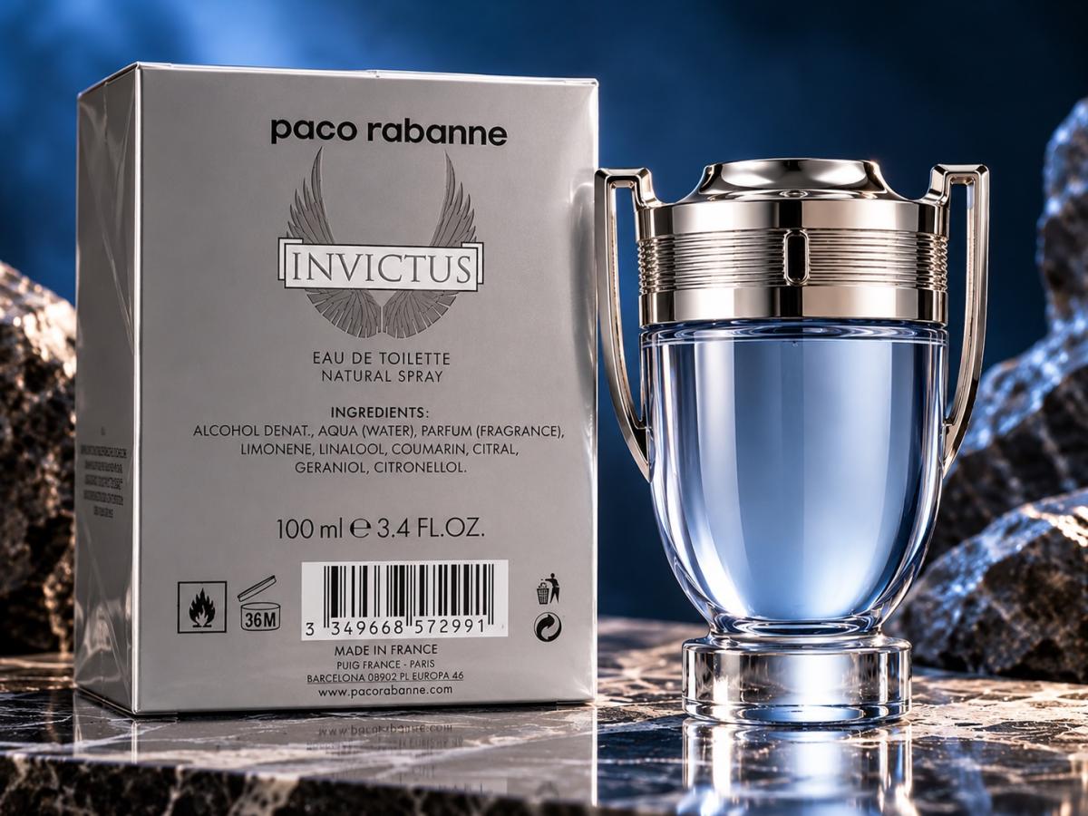 Perfume Invictus Paco Rabanne para Hombre 100 ml 34 oz