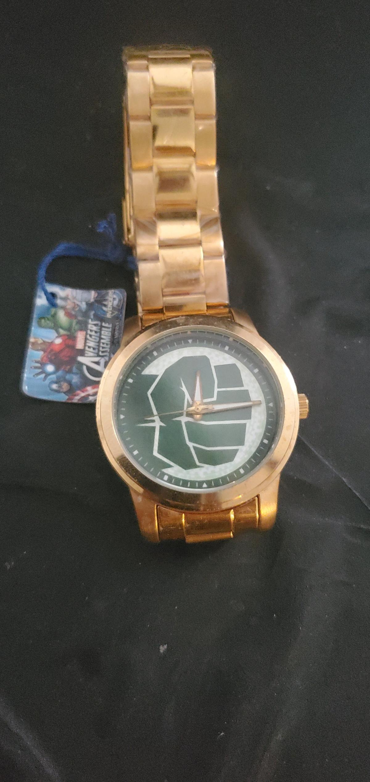 Avengers Assemble green Hulk watch new run out battery