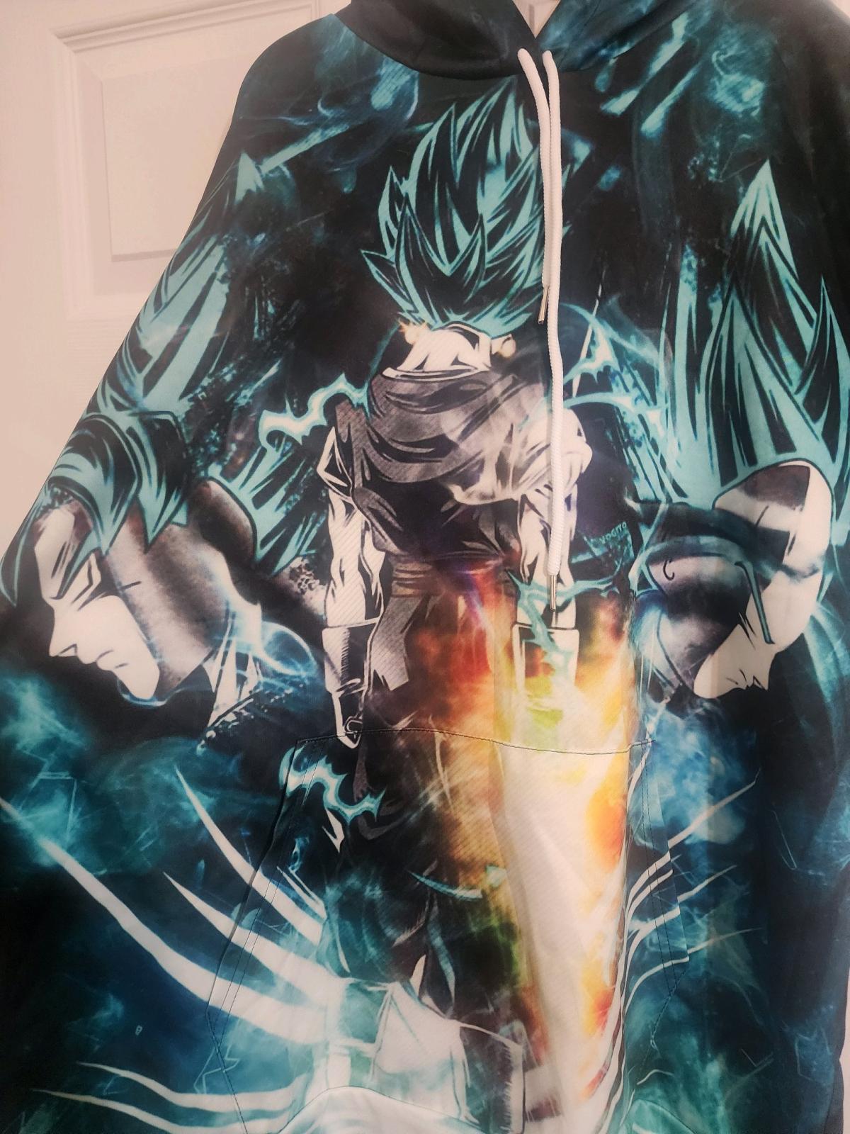 Super Saiyan Blue Hoodie Zise XXXL