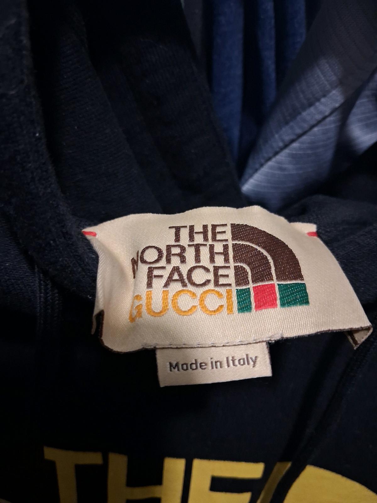 mens large Gucci x north face hoodie