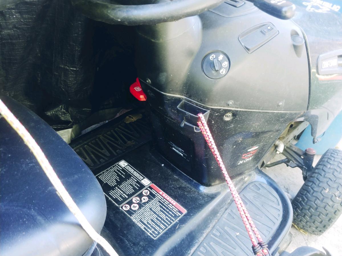 craftsman riding lawnmower with bag