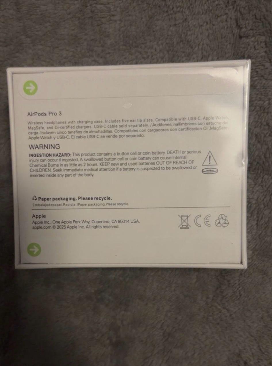 Apple AirPod Pro Gen 3 Sealed In The Box