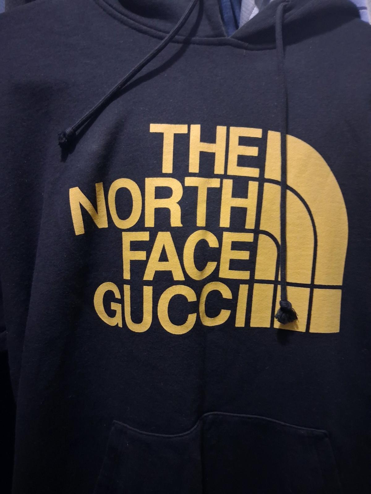 mens large Gucci x north face hoodie
