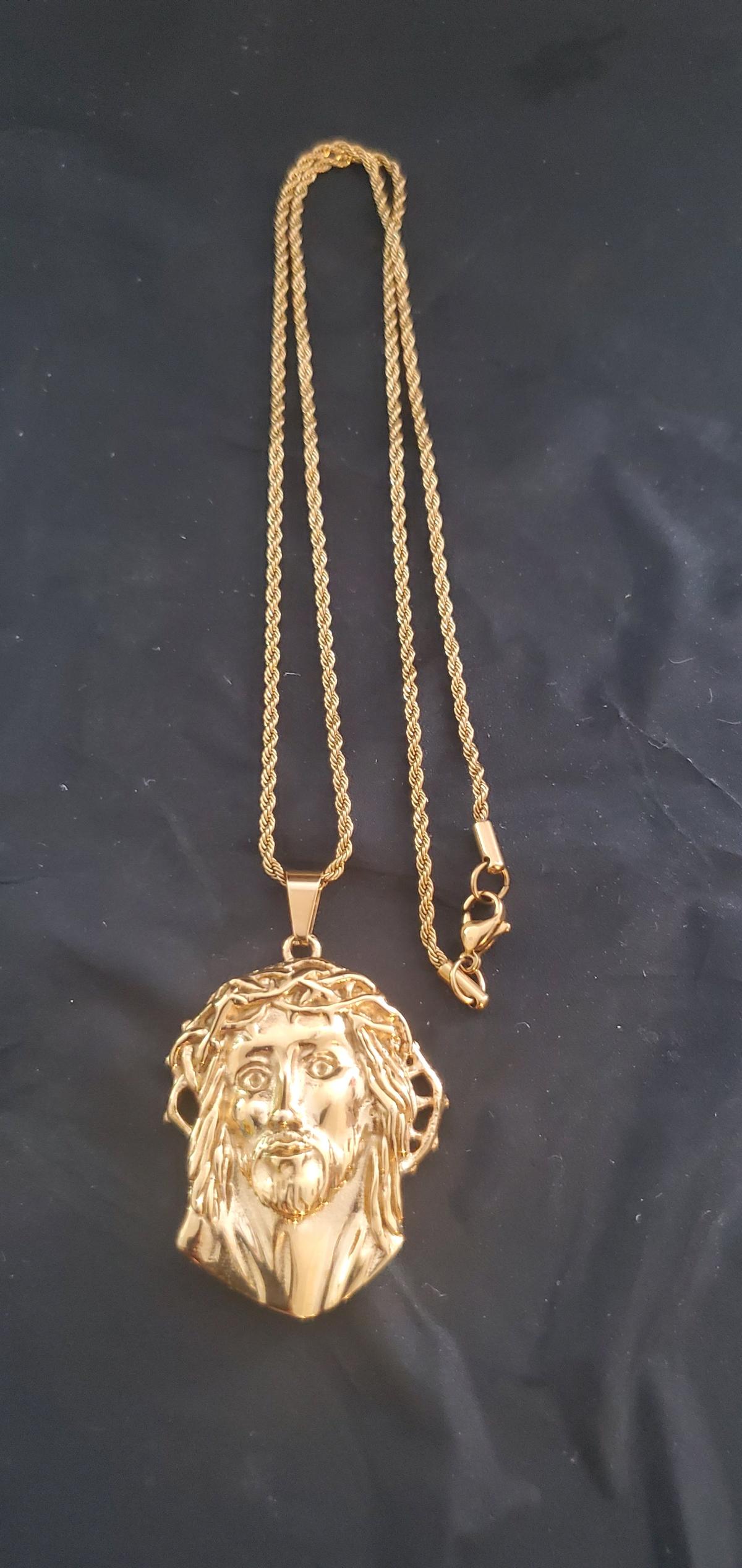 Brilliance Fine Jewelry Mens Yellow Gold Plated Stainless St