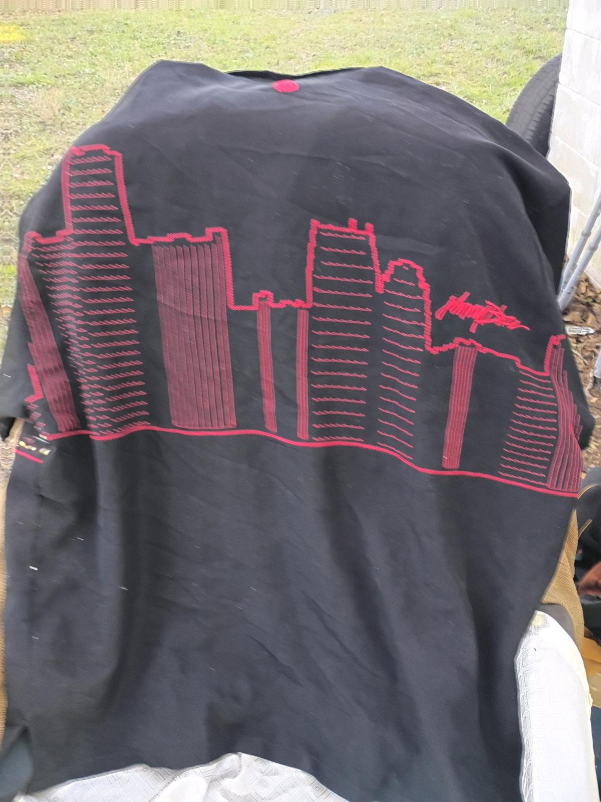 A Johnny Blaze Short Sleeve Button Down Top