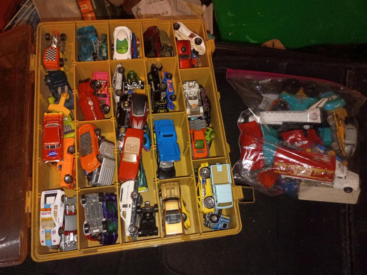 Toy cars and semis