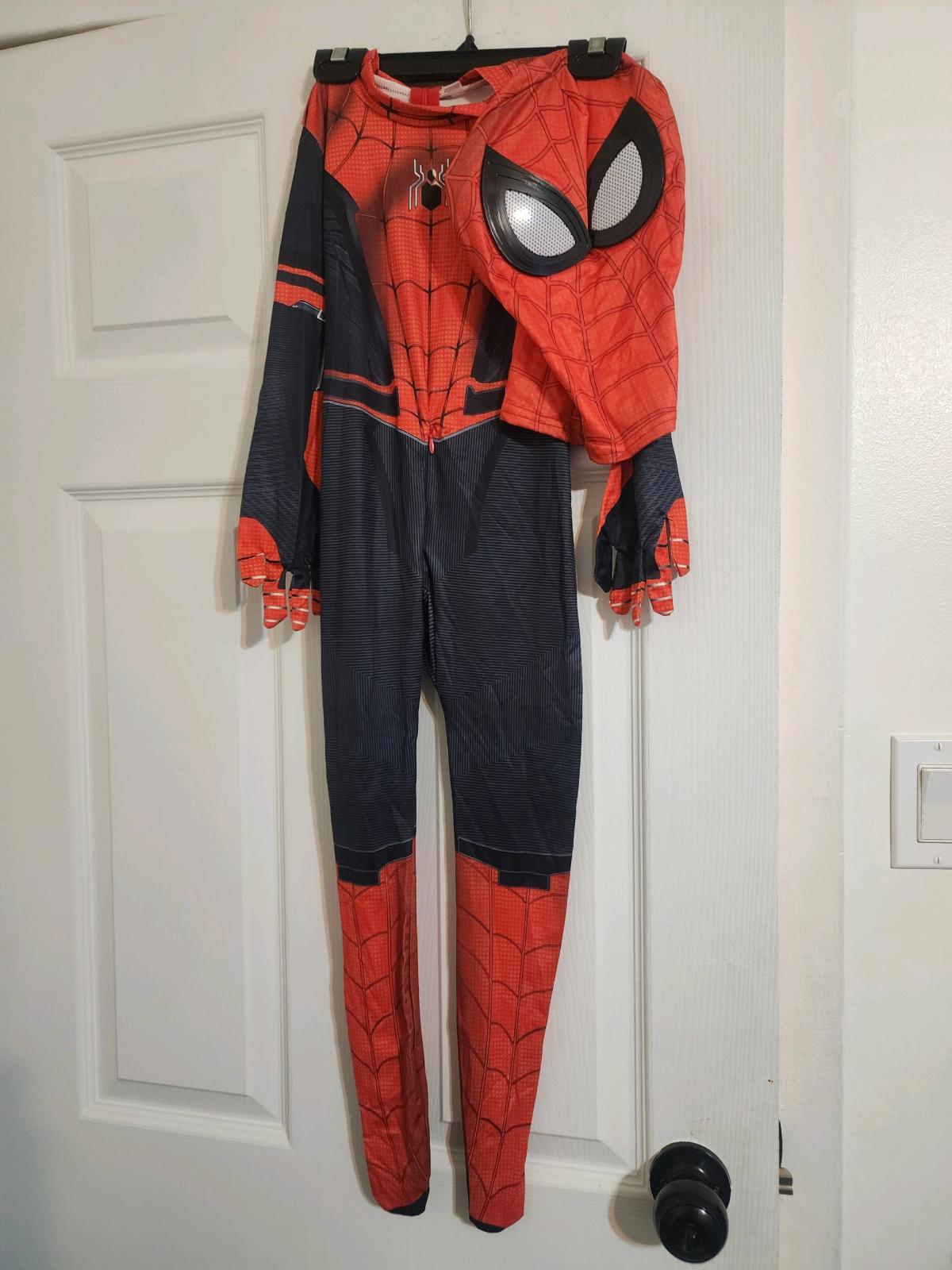 Red and black SpiderMan childrens costume Zize 100 110 120