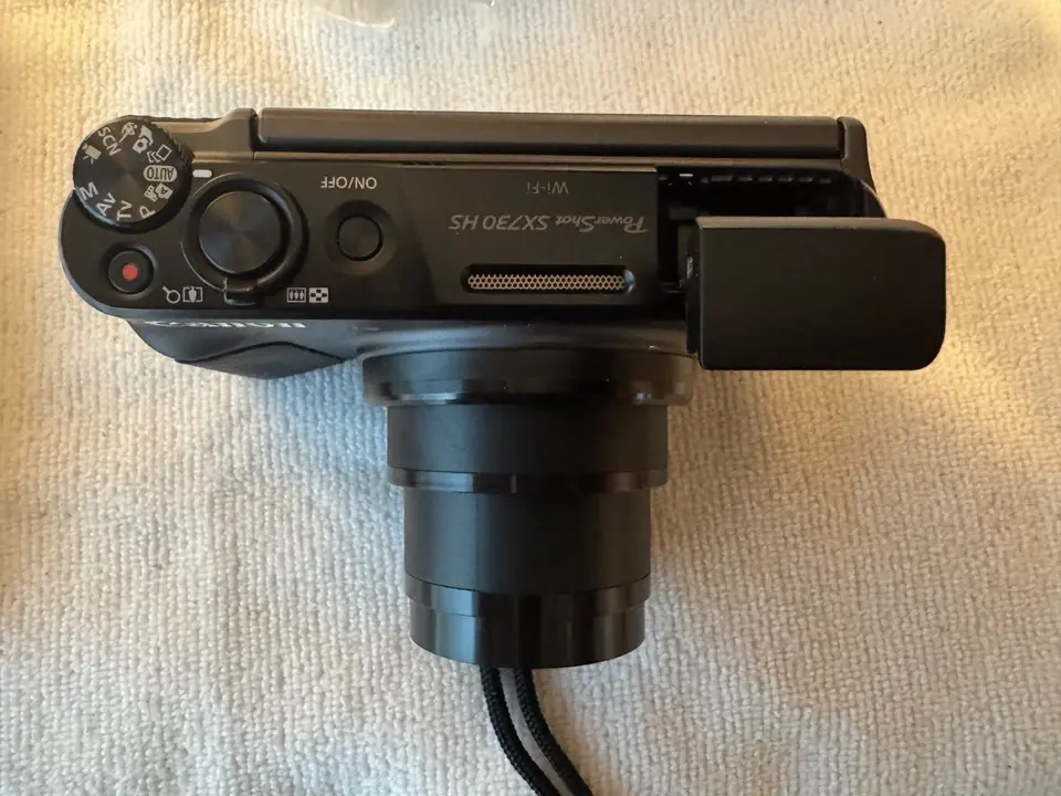 Canon PowerShot SX740 HS 20.3MP Compact Digital Camera - Bla