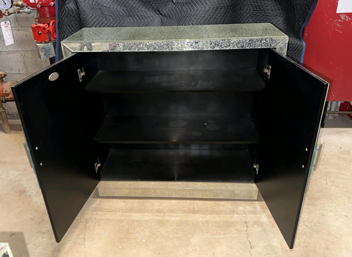 uttermost mirrored cabinet