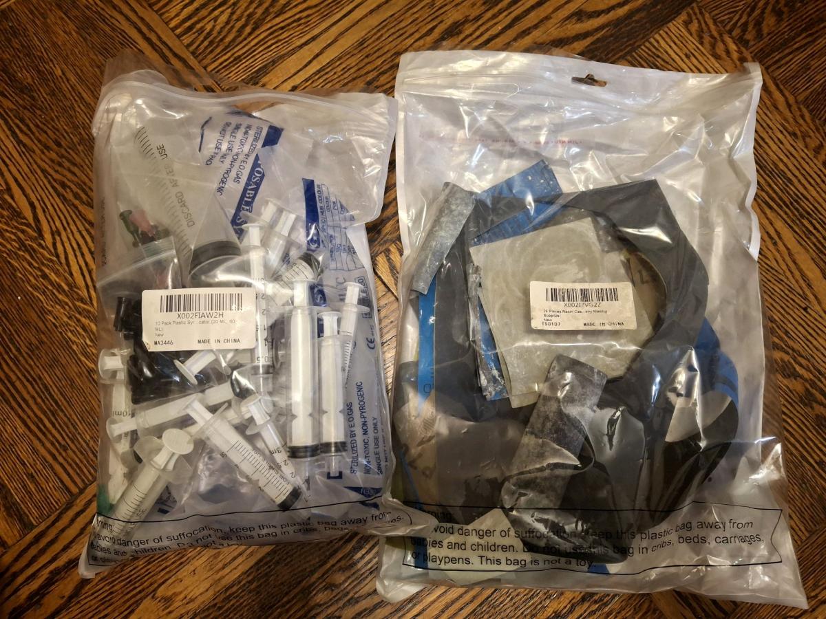 Box Of Resin Crafting Supplies