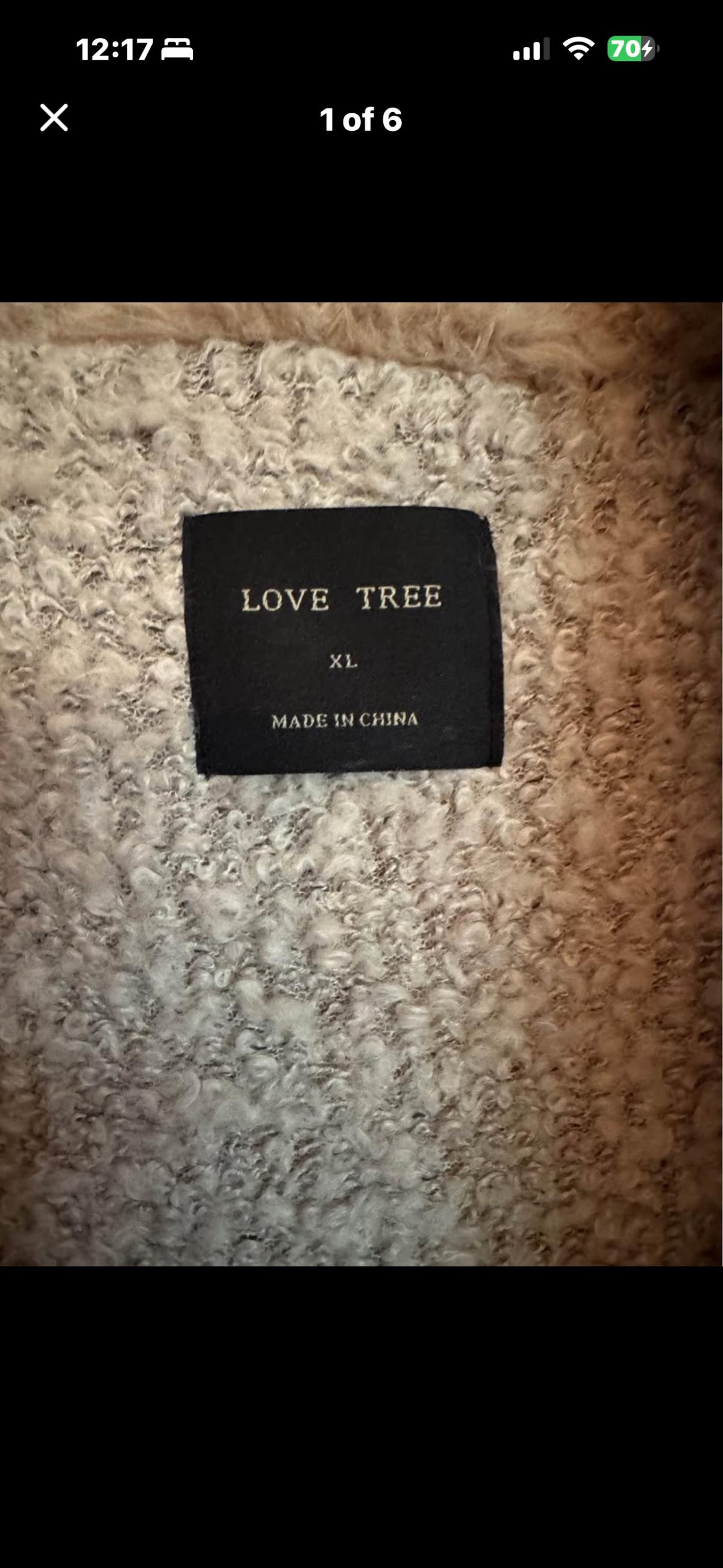 womens warm vest Womens Love Tree